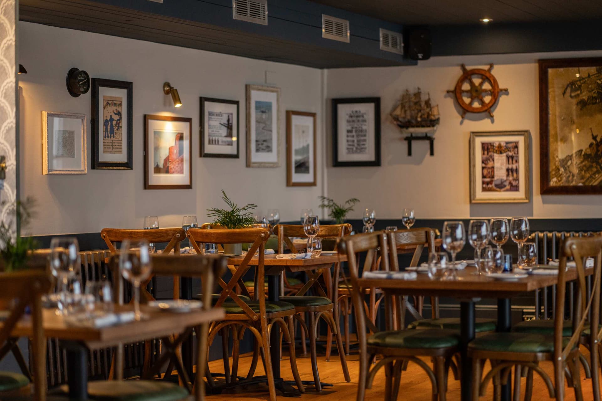 Function Room Set Up at Still & West